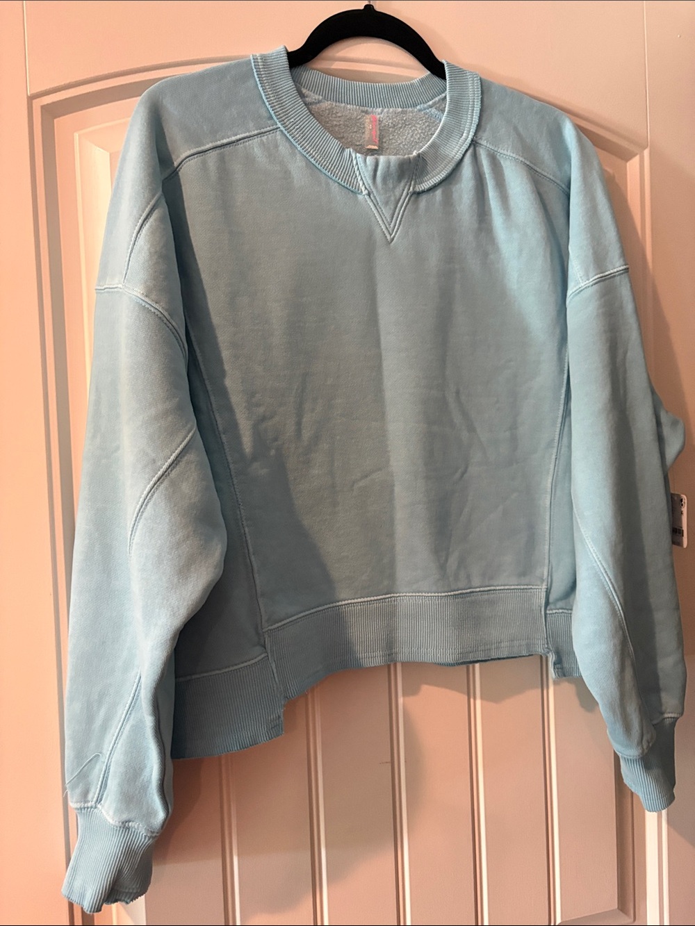 Light Blue Crewneck Sweatshirt by Free People- NWT